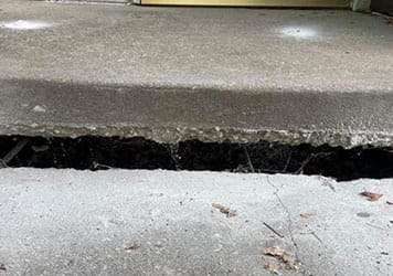 Concrete Porch Leveling & Lifting
