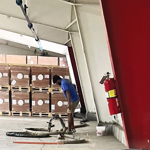 Warehouse Floor Leveling