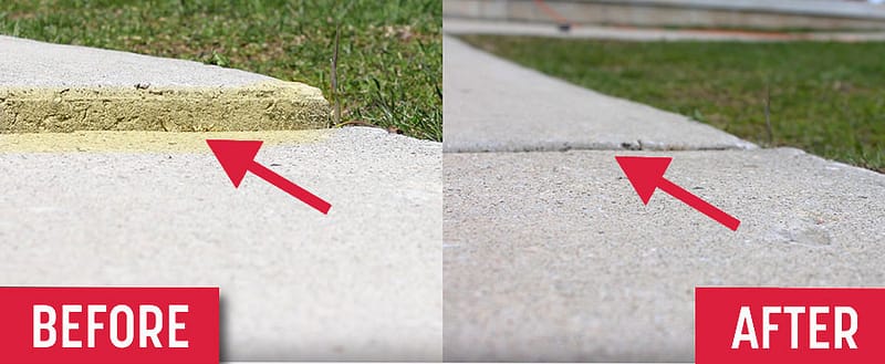 lifting concrete without replacement