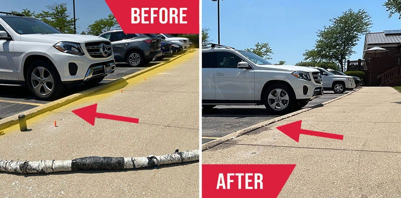 Carol Stream concrete leveling