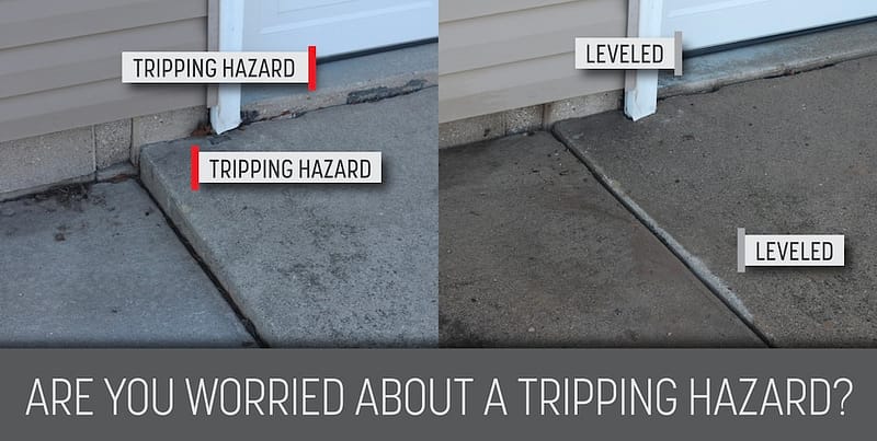 Concrete Lifting & Leveling | Trip Hazard Removal | Chicago IL