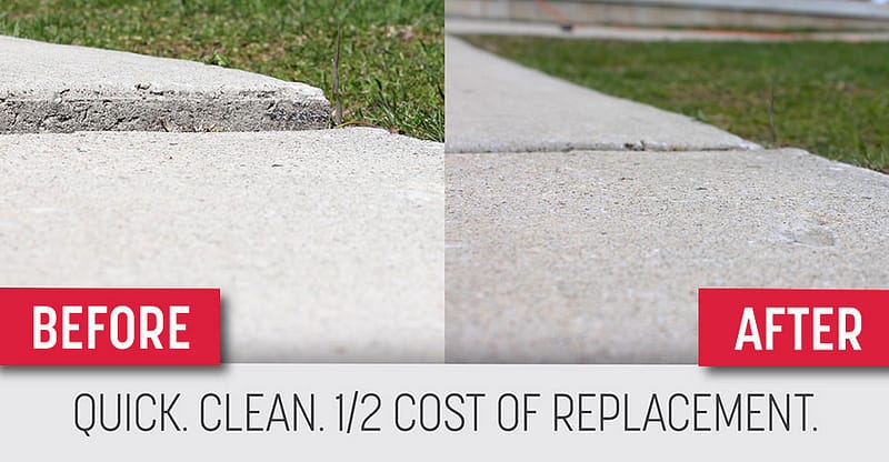 lifting concrete without replacement