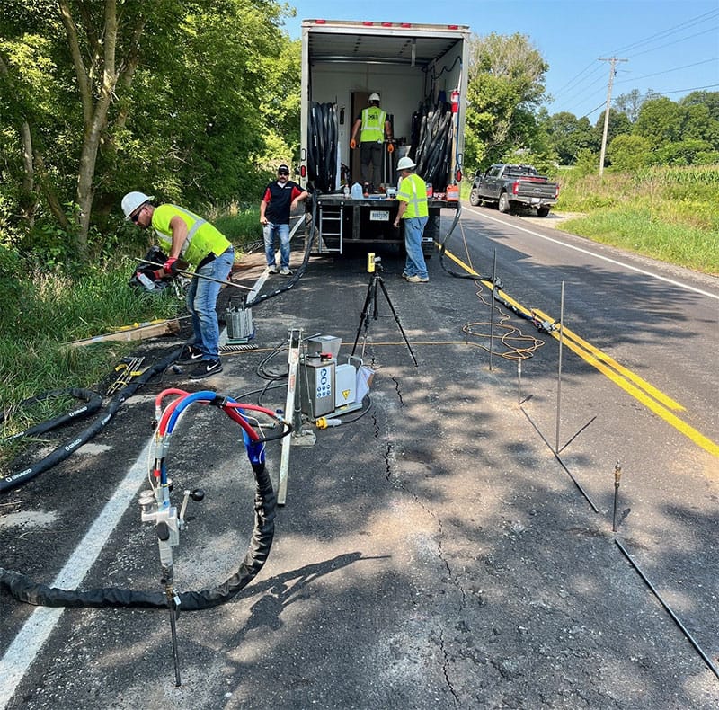 Illinois Street Highway Concrete Leveling