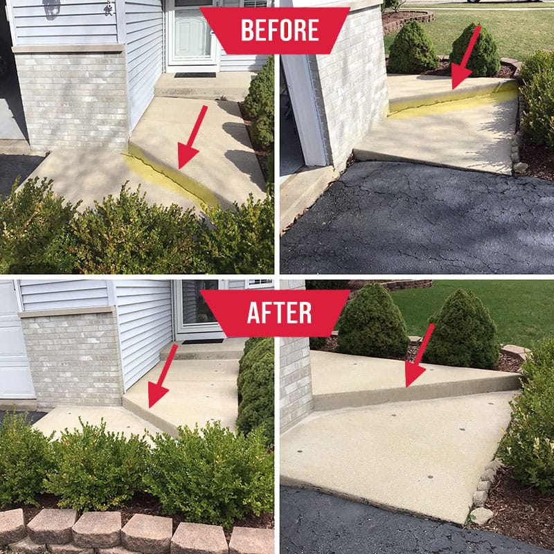 Illinois Walkways & Sidewalks Lifting & Leveling